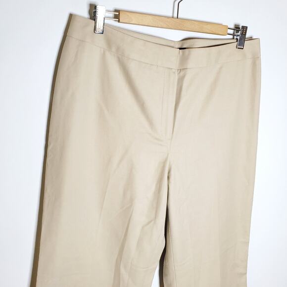 LAFAYETTE 148 NEW YORK MENSWEAR Khaki /Tan Stretch Slacks Pants Size 12 - Picture 2 of 9